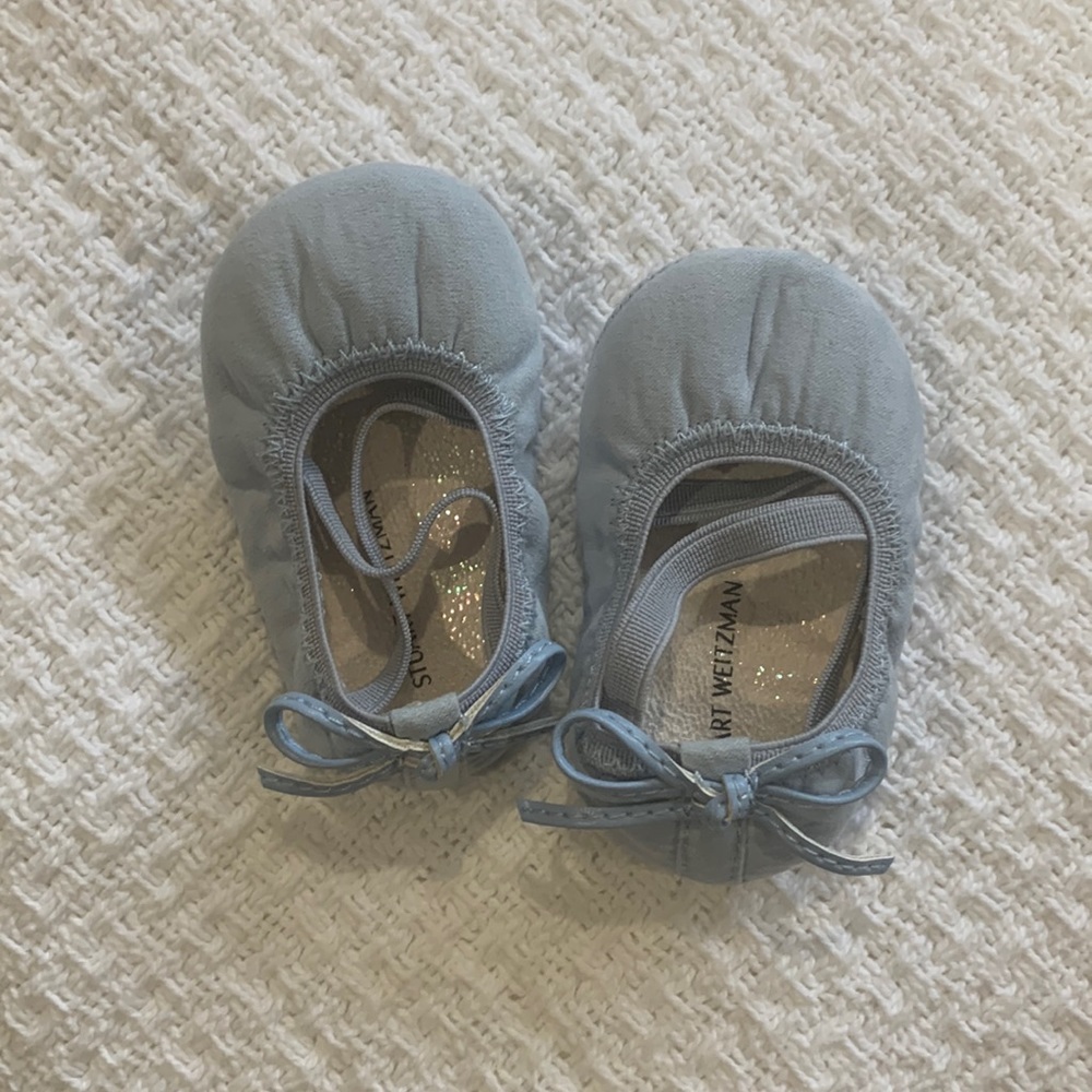 Very good used condition Stuart Weitzman baby shoes , size 1